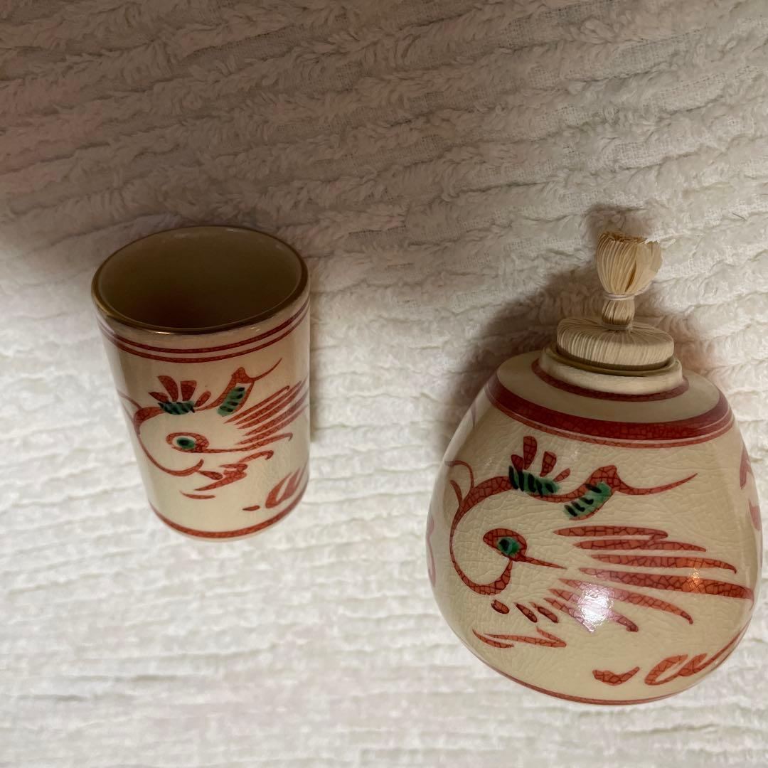 黒色木製茶箱セット