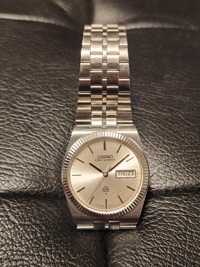 た*わ様 希少SEIKOセイコー　キングクォーツ ツインクォーツ　美品動作不明