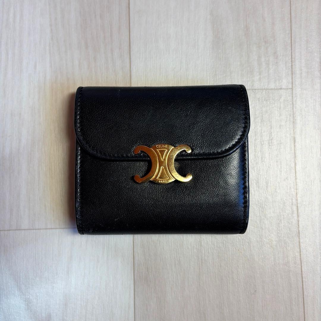 CELINE トリオンフ スモールフラップウォレット