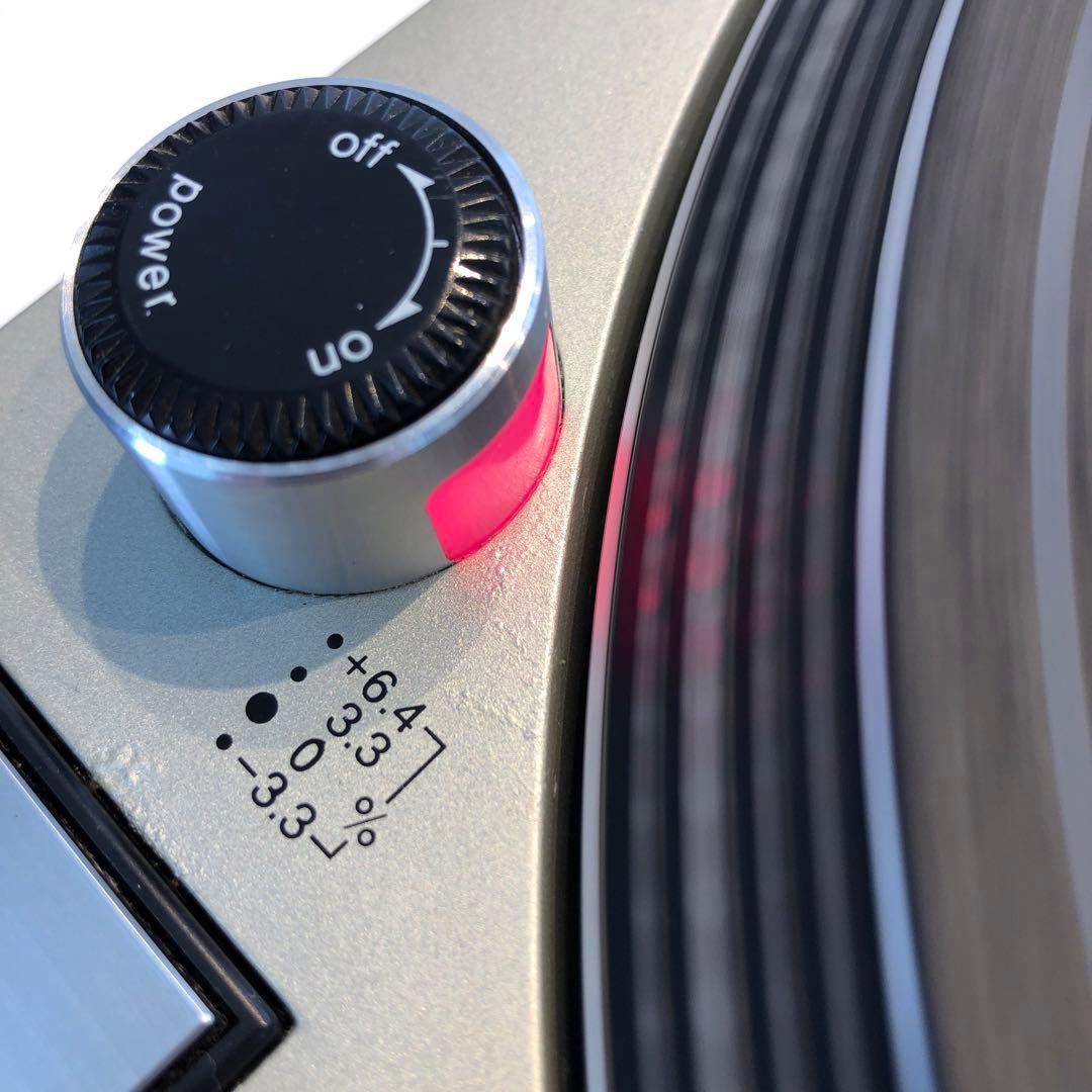 Technics ターンテーブル SL 1200MK3D 電源入りました
