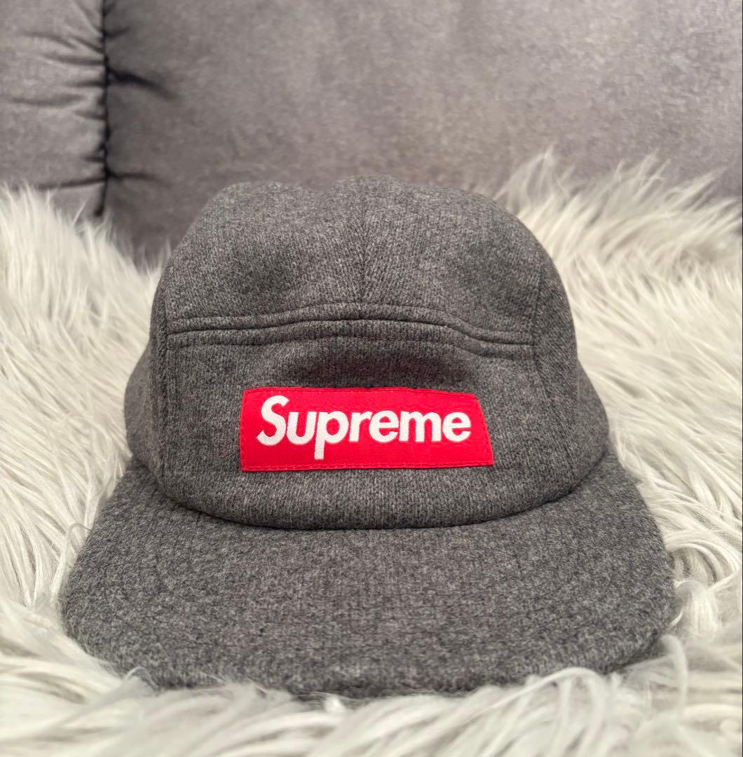 Supreme ボックスロゴ　キャンプキャップ