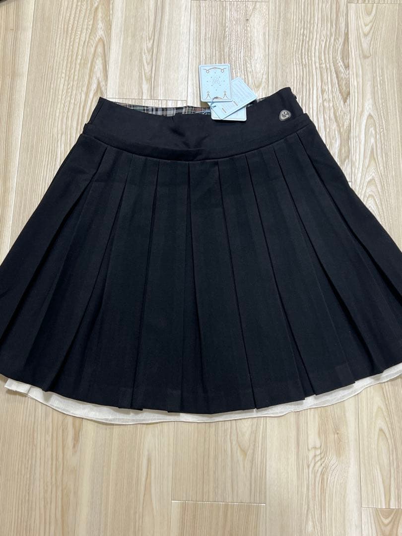 COYSEIOコイセイオ プリーツスカートブラック/サイズ0