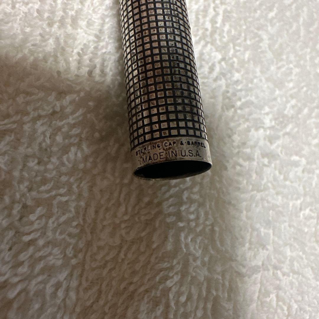 14K パーカー STERLING SILVER 万年筆 USA