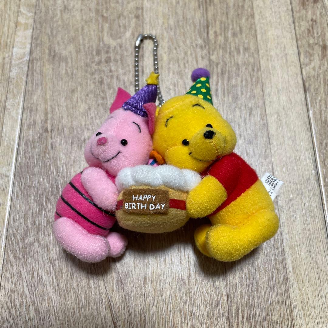 d*3様 ディズニー プーさん ピグレット ぬいぐるみストラップ