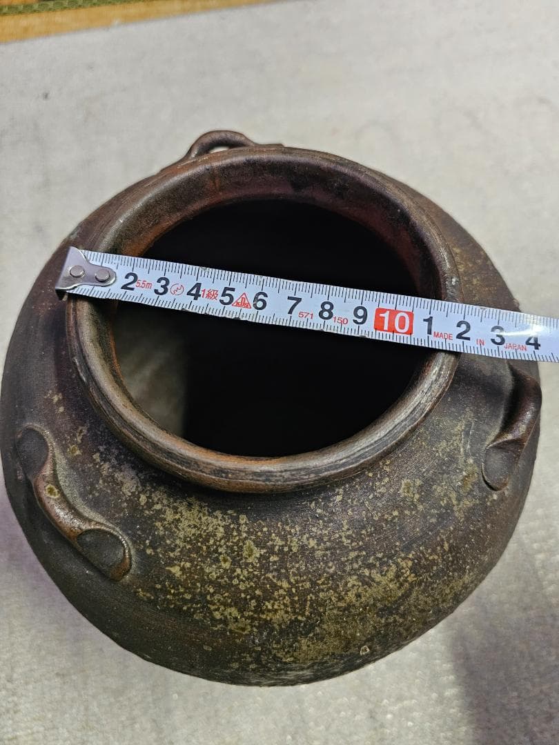 サ*ー様 元和三年(1617年)古備前 室町後期から桃山 三耳壺 耳の欠損なし