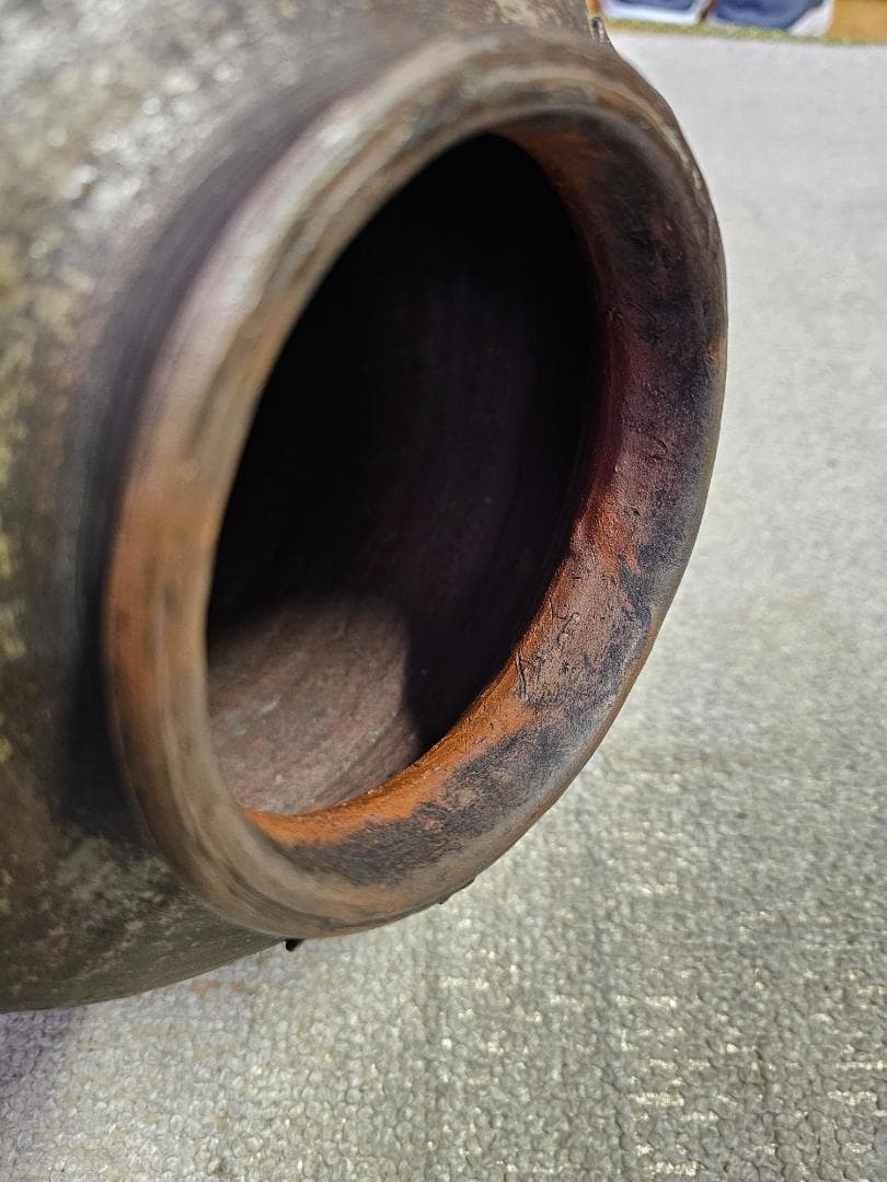 サ*ー様 元和三年(1617年)古備前 室町後期から桃山 三耳壺 耳の欠損なし