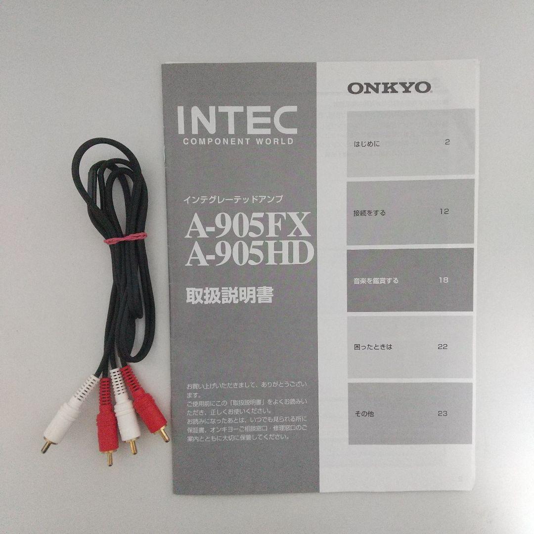 ONKYO A-905FX プリメインアンプ