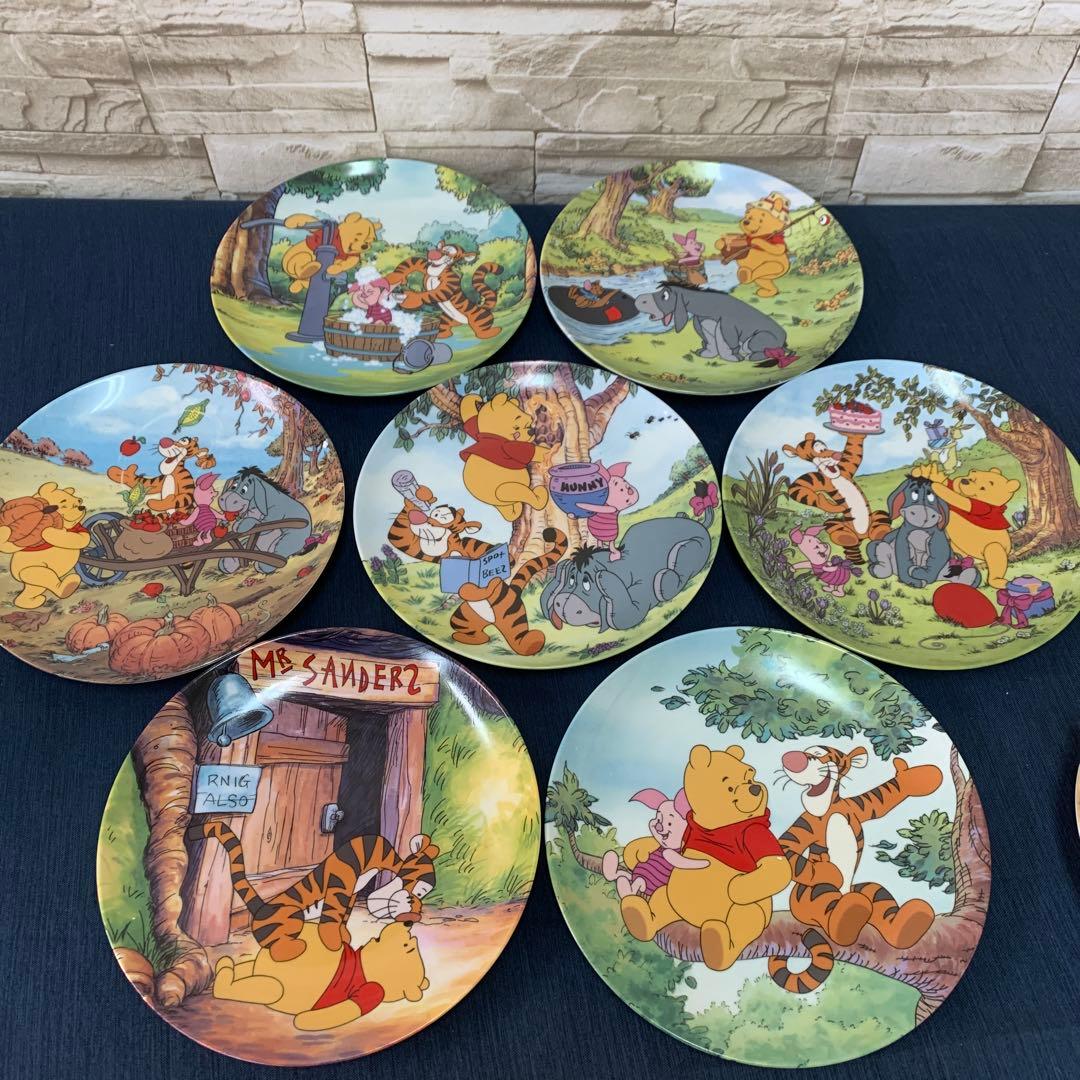 【鑑定書付き7枚セット】 Disney くまのプーさん コレクターズプレート