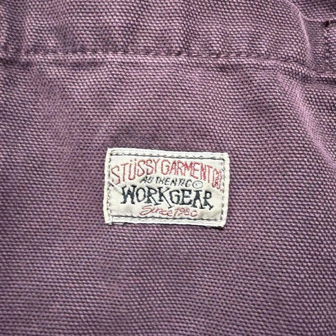 stussy 22aw Washed Canvas Zip Shirt サイズS