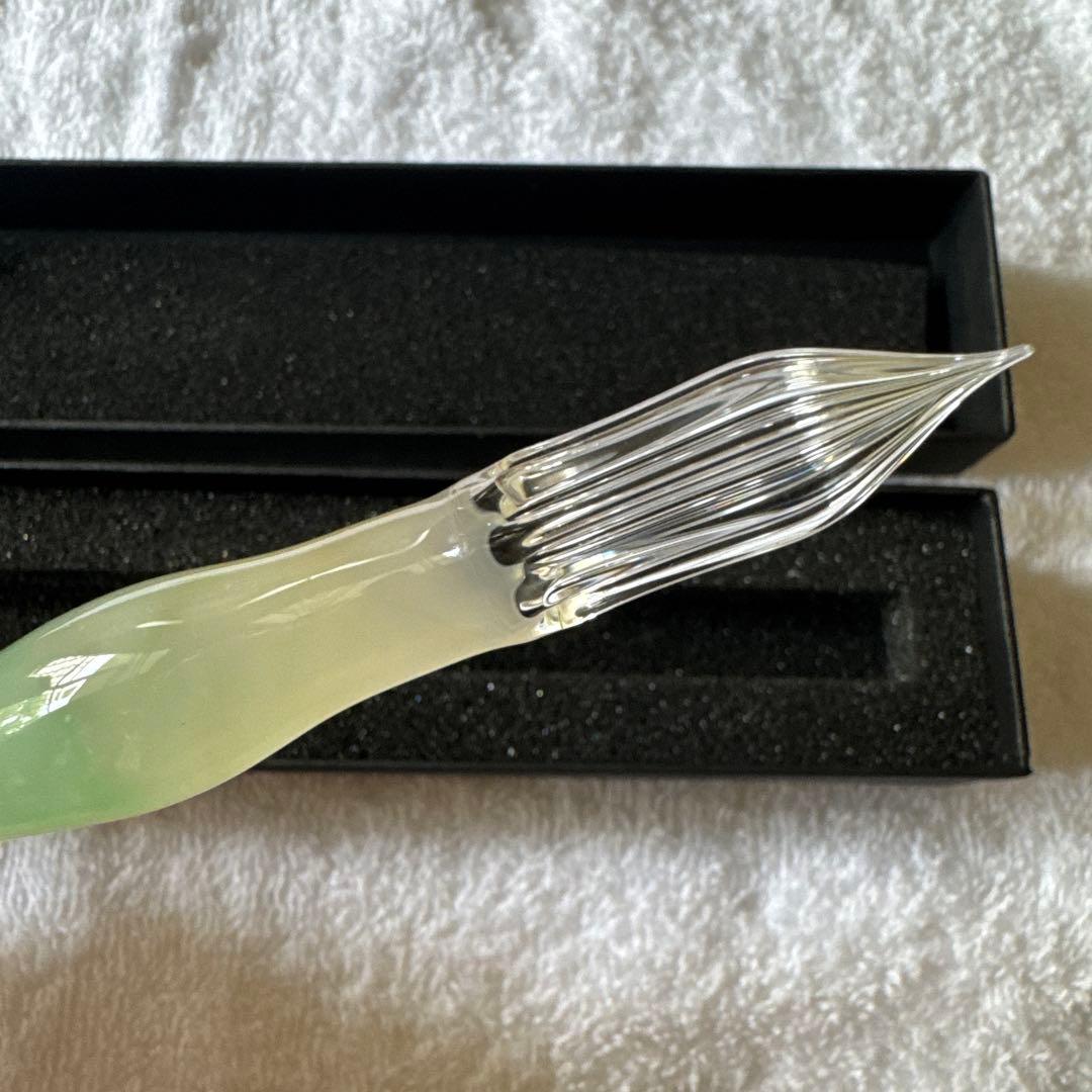 aun ガラスペン 灯す　クリプトナイトM(新品未使用）