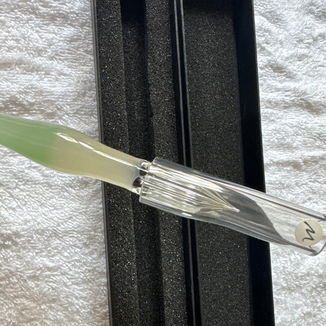 aun ガラスペン 灯す　クリプトナイトM(新品未使用）