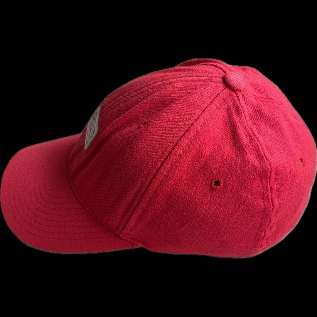 “SSリンク刺繍” old stussy 6パネルキャップ 白タグ USA製