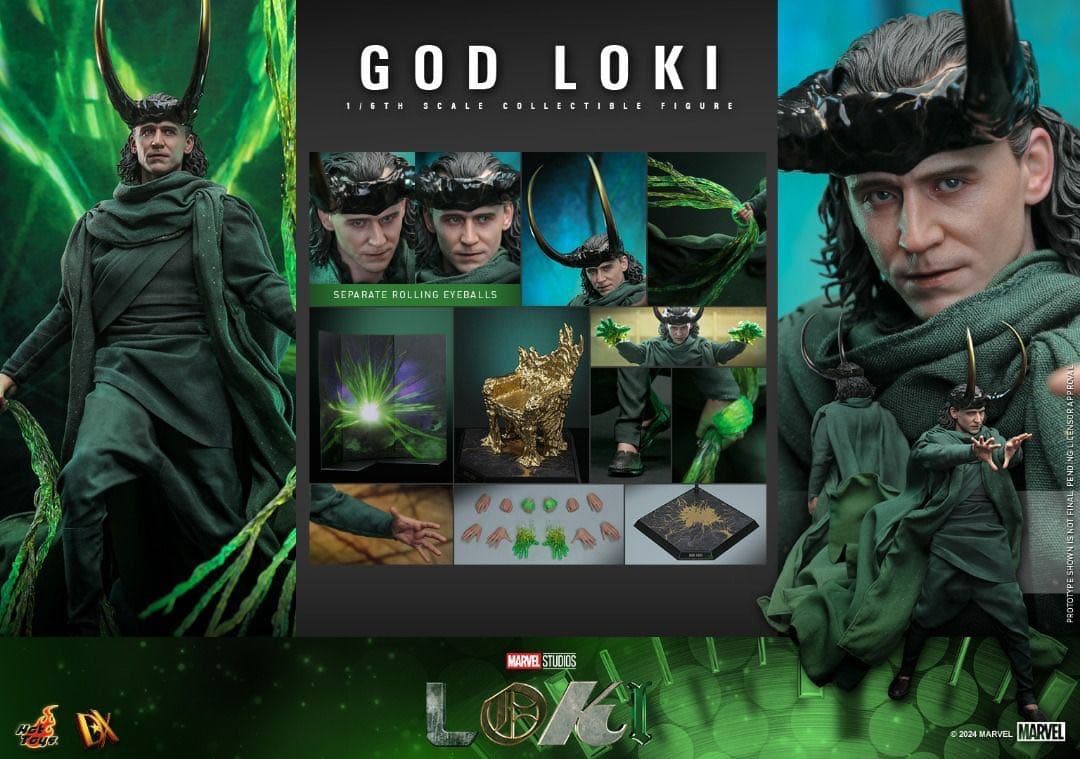 ホットトイズ DX40ゴッド・ロキhottoys God Loki 1/6通常版