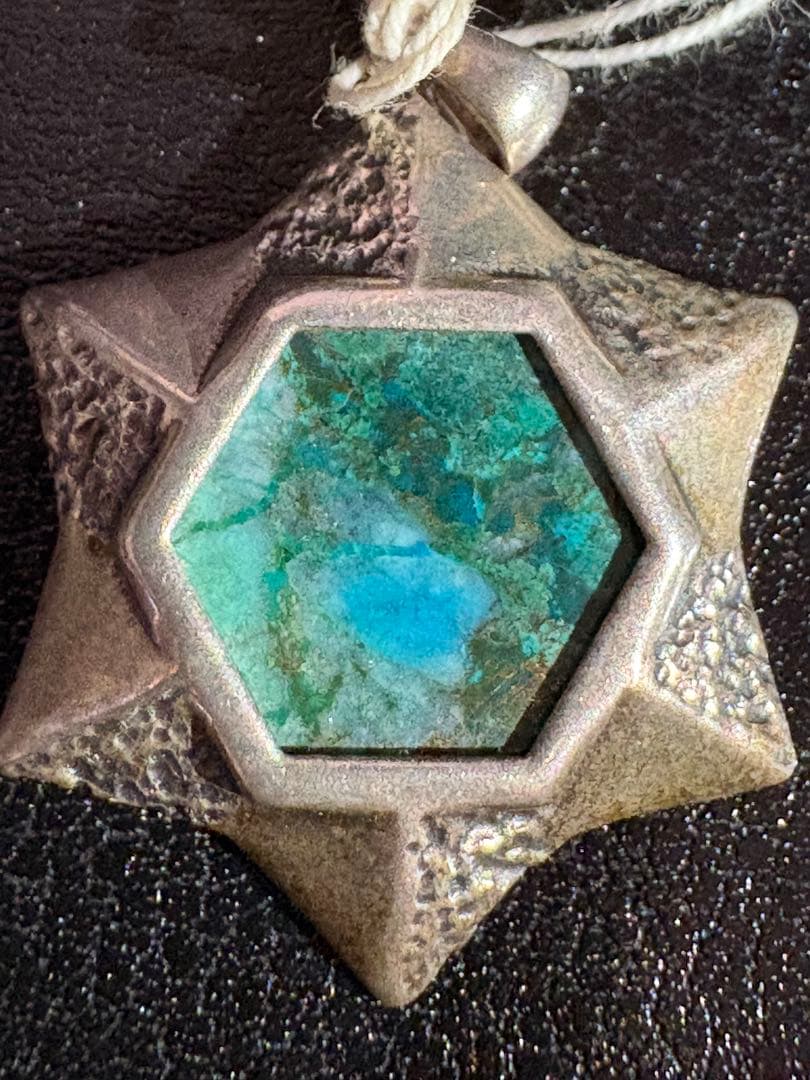 MAKUTA エイラットストーン　六芒星ペンダント