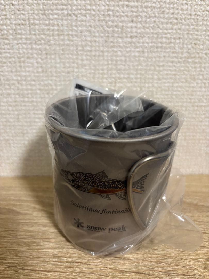 WILD-1 スノーピーク チタンマグ 300 ブルックトラウト 中禅寺湖