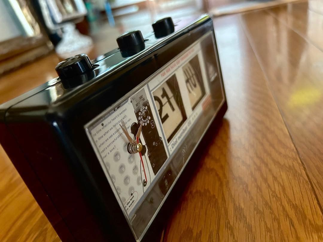 パタパタカレンダー時計　レトロ　ヴィンテージ　昭和レトロ flip clock