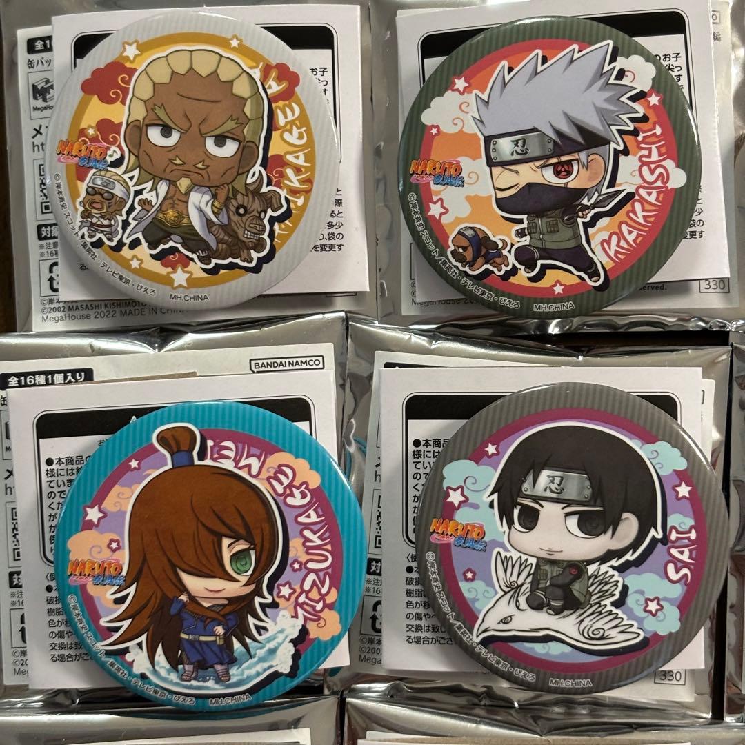 NARUTO ナルト　缶バッジコレクション　疾風伝　忍界大戦だってばよ　全16種