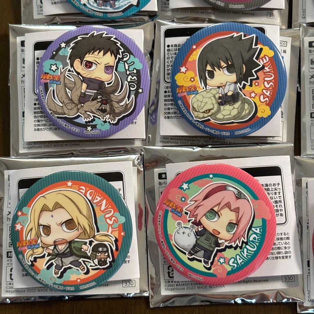 NARUTO ナルト　缶バッジコレクション　疾風伝　忍界大戦だってばよ　全16種