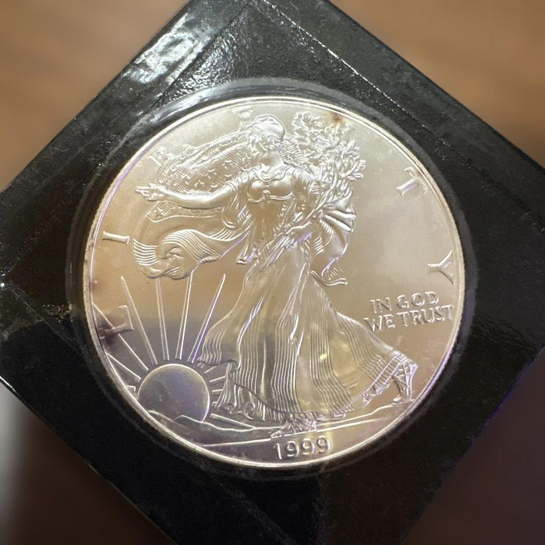 2001年 アメリカ合衆国 1ドル銀貨 1オンス2枚