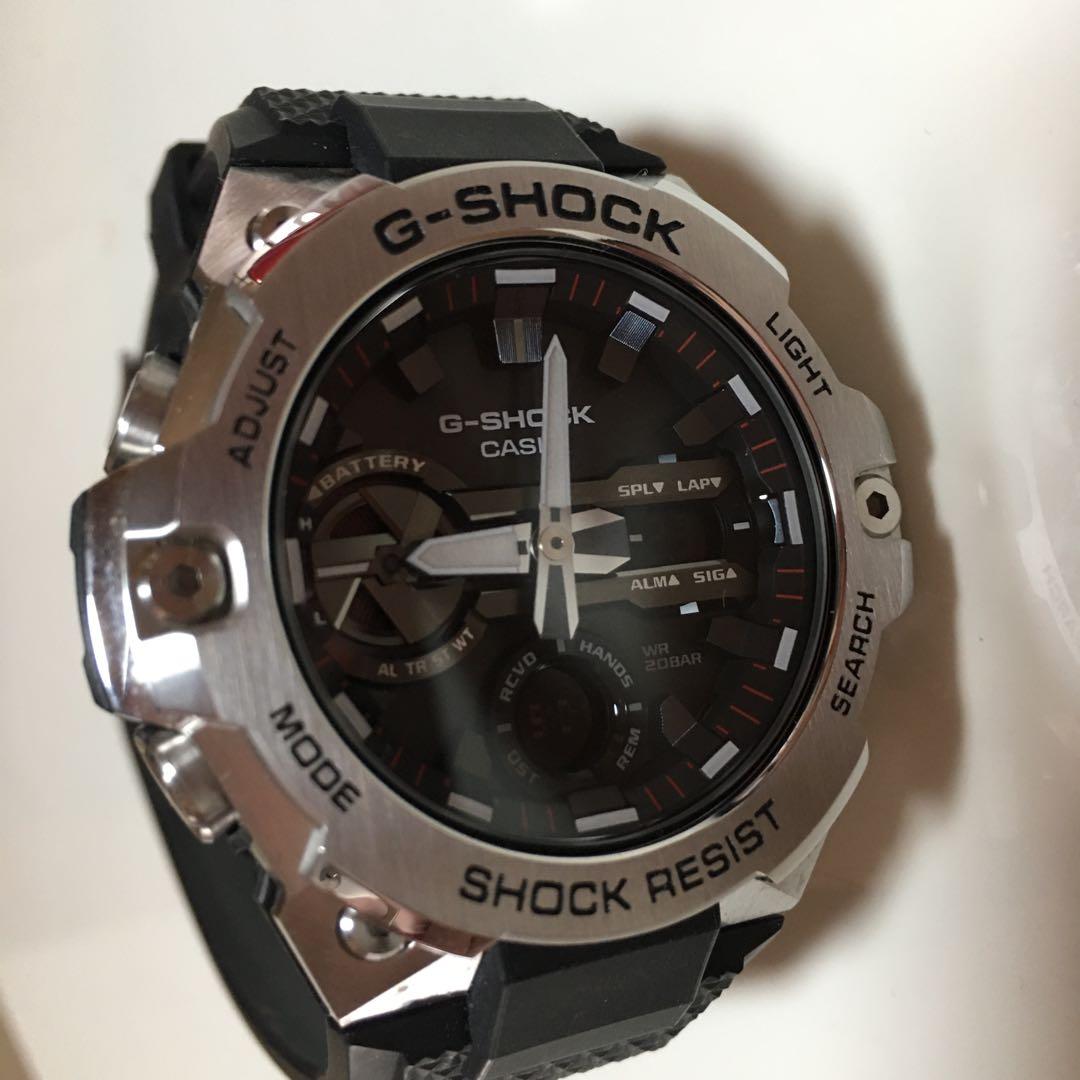 CASIO超美品！使用１回だけ腕時計ラバーGST-8400...フリーサイズ 黒