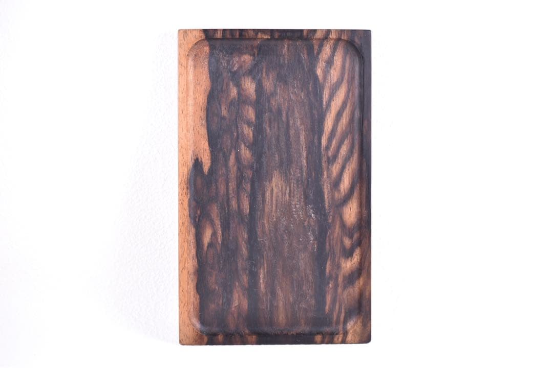 No.339黒柿孔雀杢のトレー