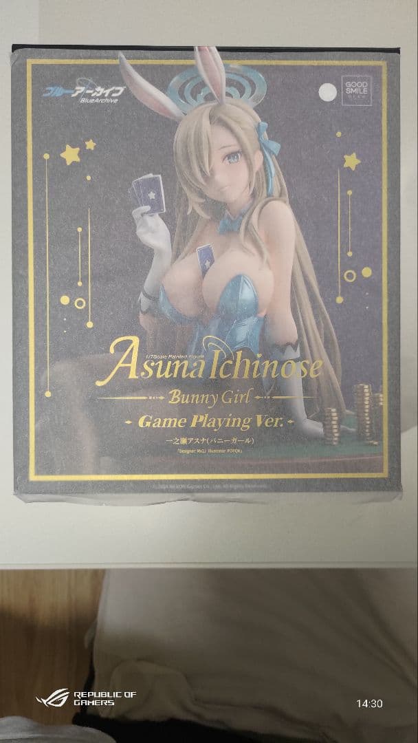 ブルアカ　一之瀬アスナ・角楯カリン　バニーガール　Game Playing