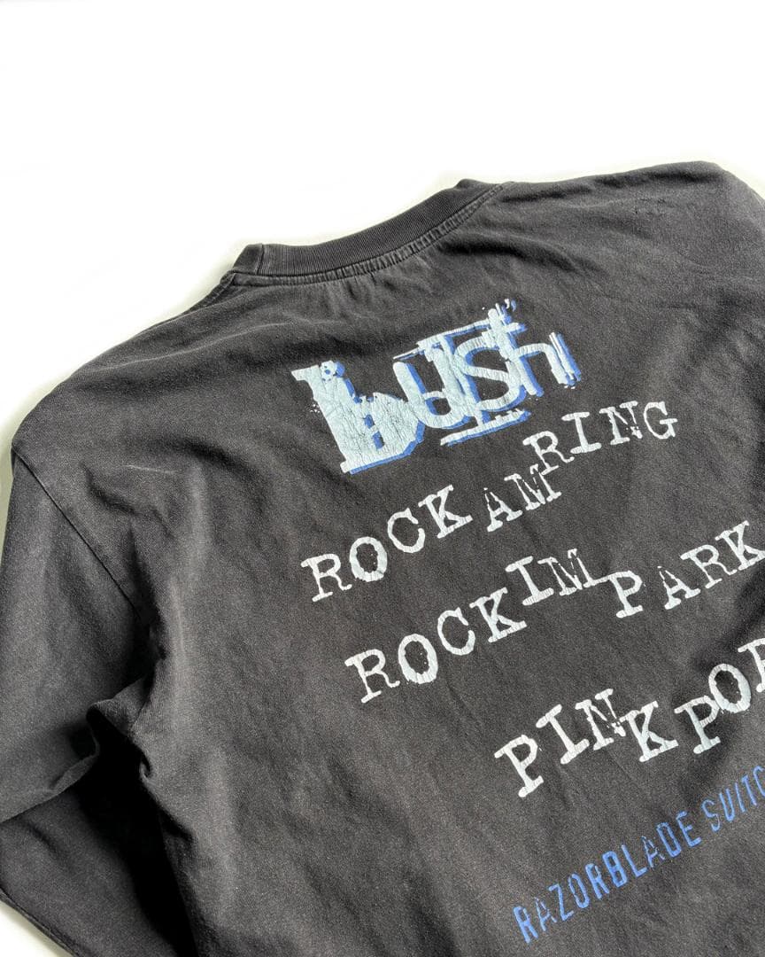 90's ユーロ製 \" bush \" ライブ バンド 長袖 Tシャツ