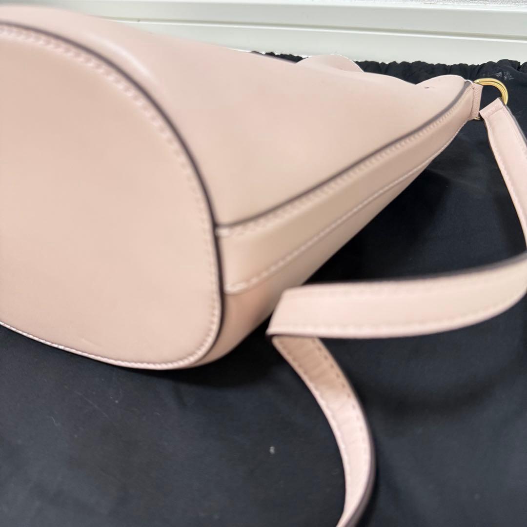 ローレンラルフローレン アンディ 巾着 ドローストリングショルダーバッグ未使用級