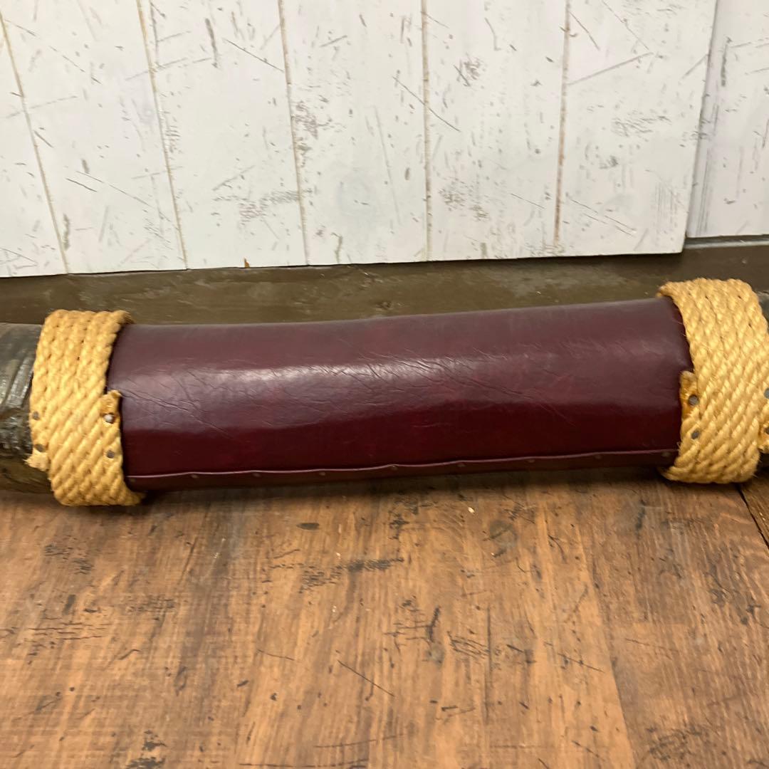 A-2 アンティーク ヴィンテージ 水牛 角 置物 ディスプレイ 彫り 彫刻