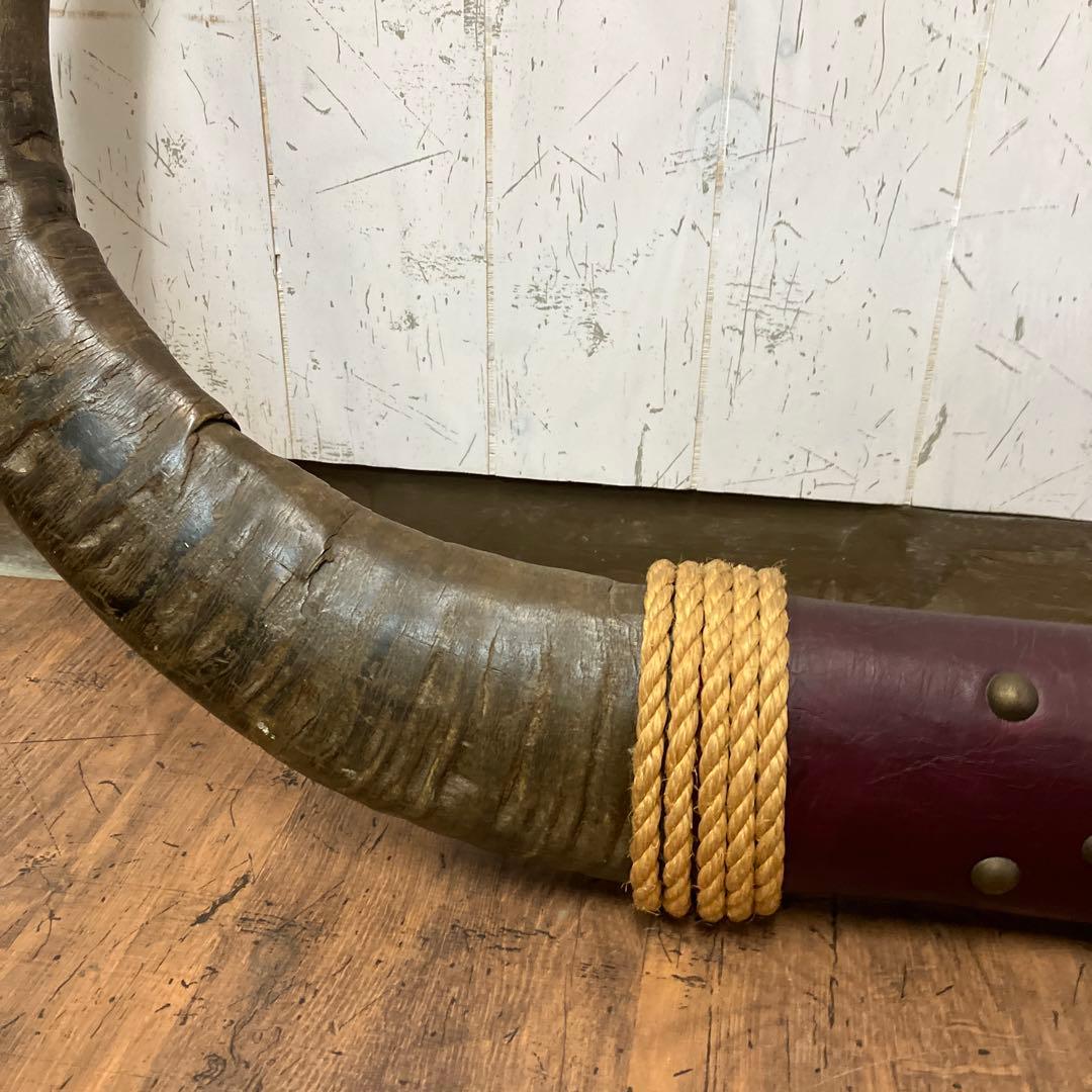 A-2 アンティーク ヴィンテージ 水牛 角 置物 ディスプレイ 彫り 彫刻