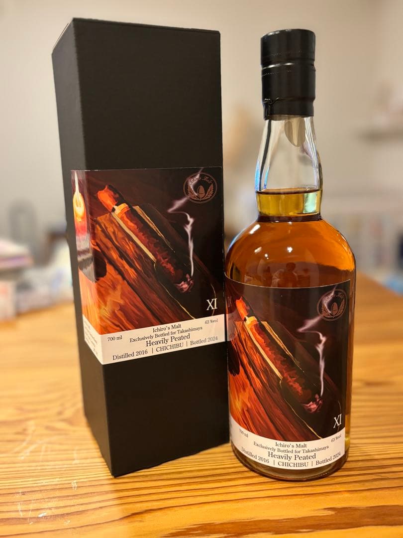 ウイスキー Chichibu Heavily Peated Cigar Label 700