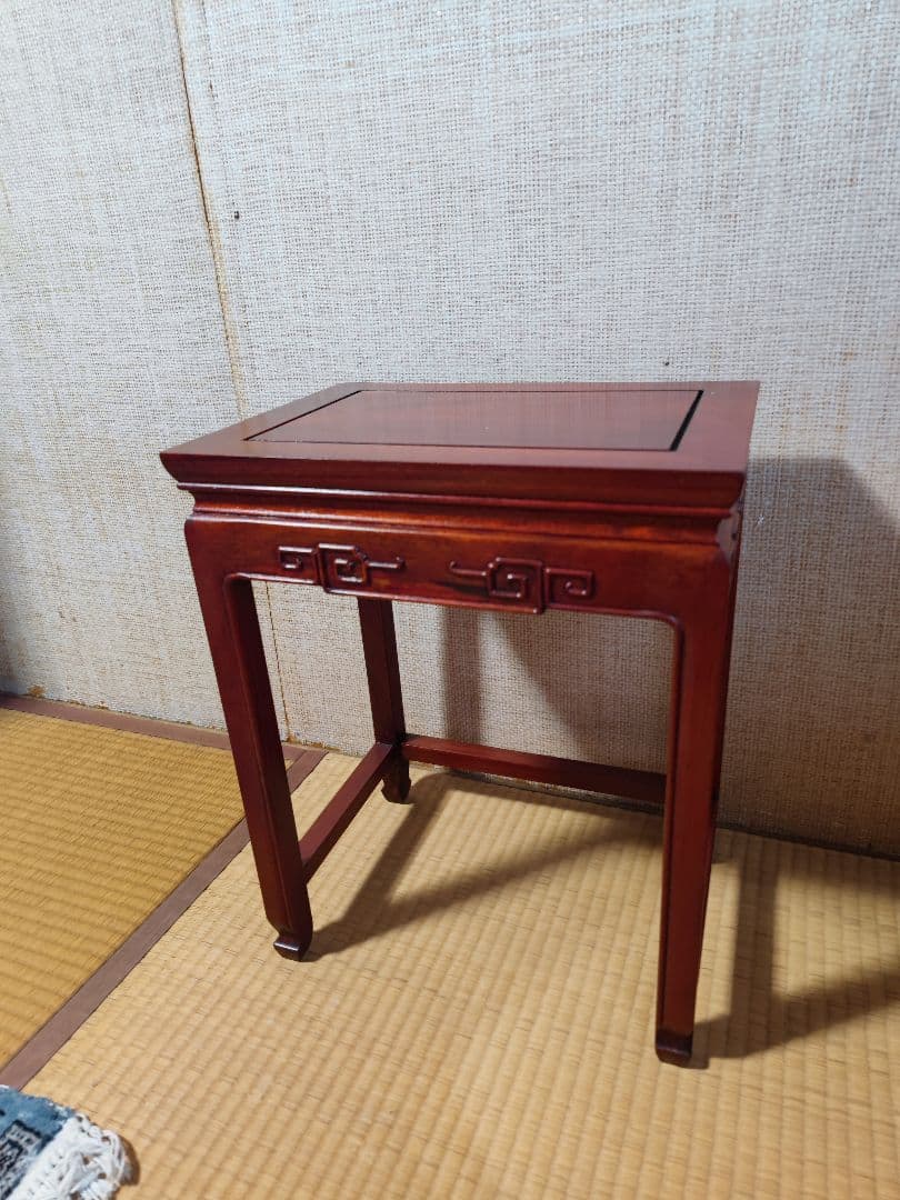 ヴィンテージ　中国　　ネストテーブル　唐木