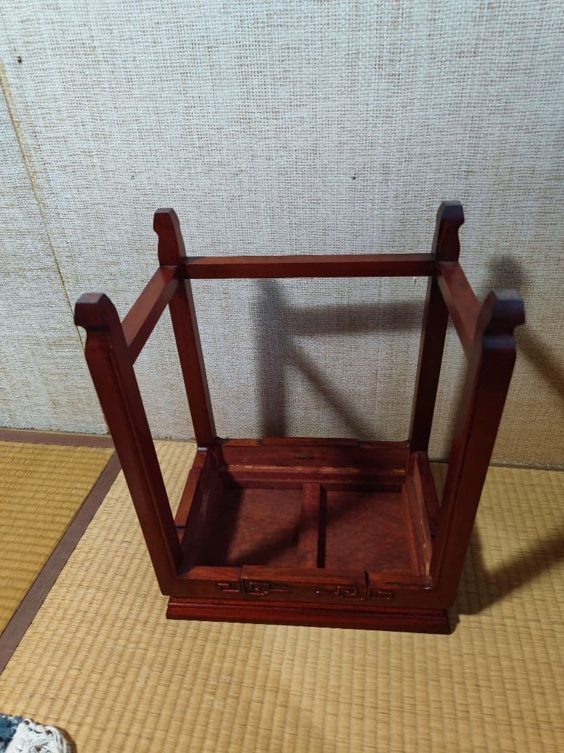 ヴィンテージ　中国　　ネストテーブル　唐木