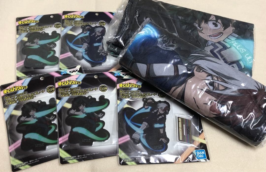 ヒロアカ 緑谷出久 轟焦凍 アクスタ タオル プライズ