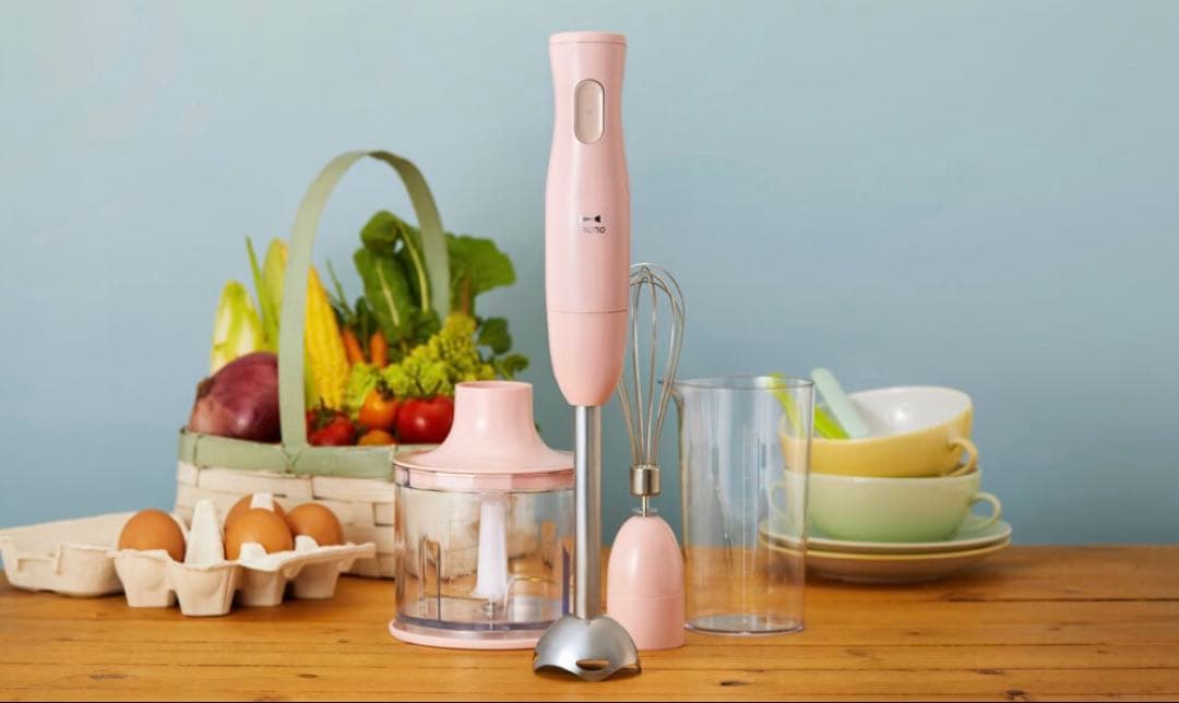 【新品未開封】BRUNO マルチスティックブレンダー ピンク