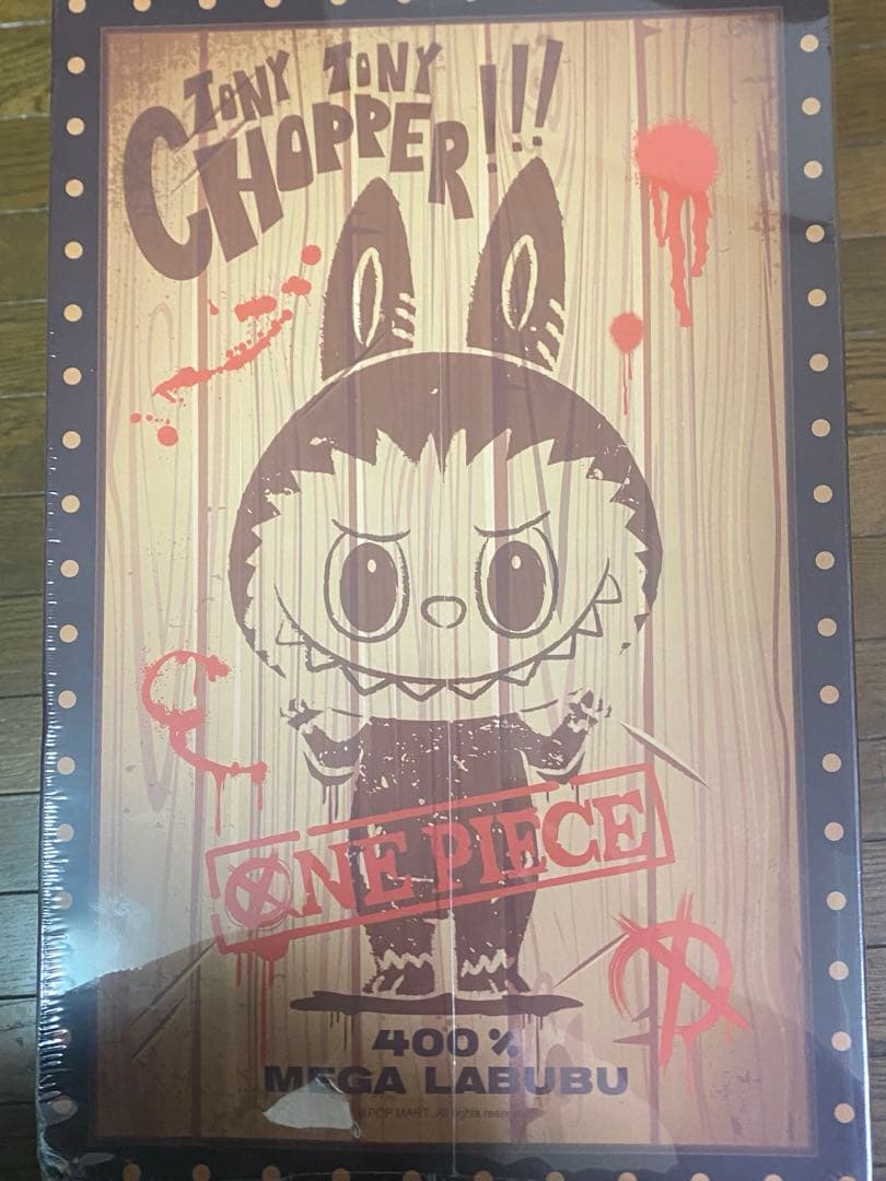 正規品 POP MART ONE PIECE MEGA LABUBU 400%
