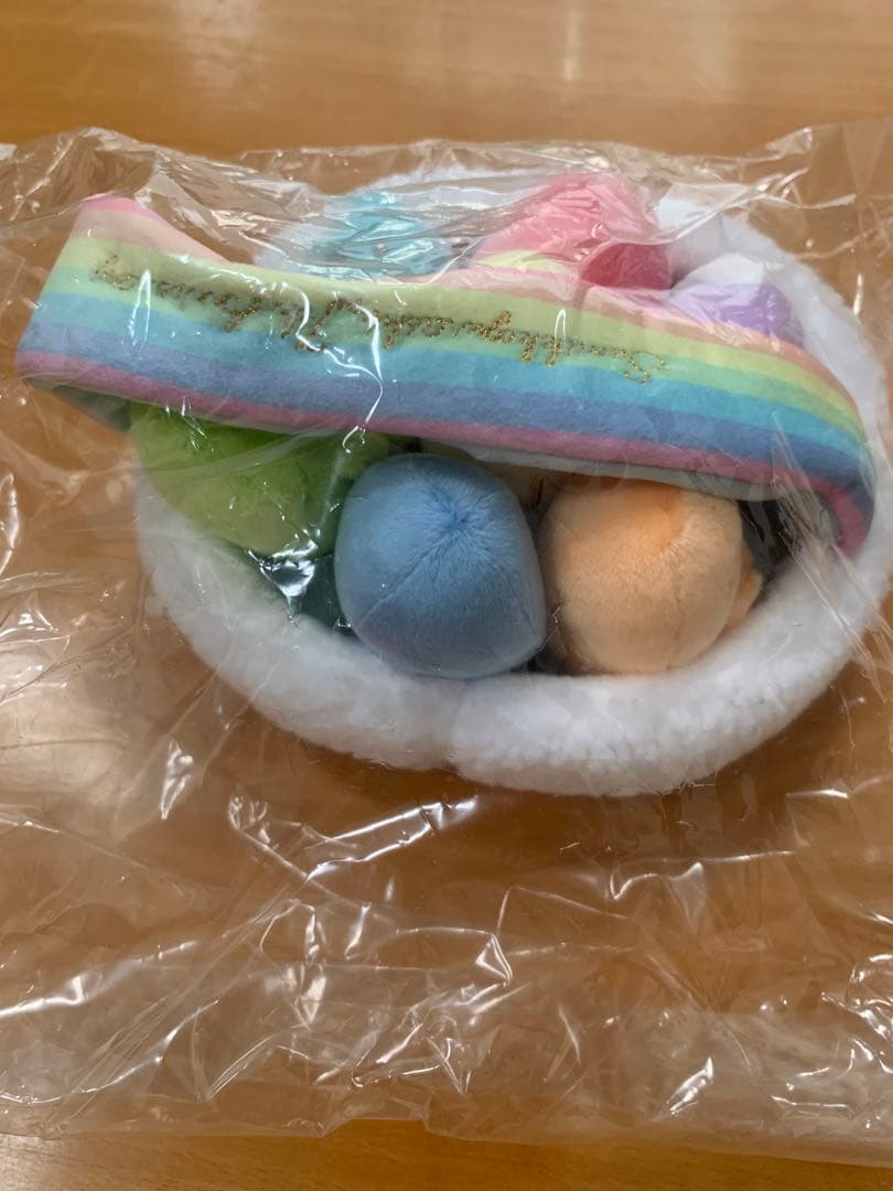 すみっコぐらし　7周年　シーンぬいぐるみ　たぴおか レインボー