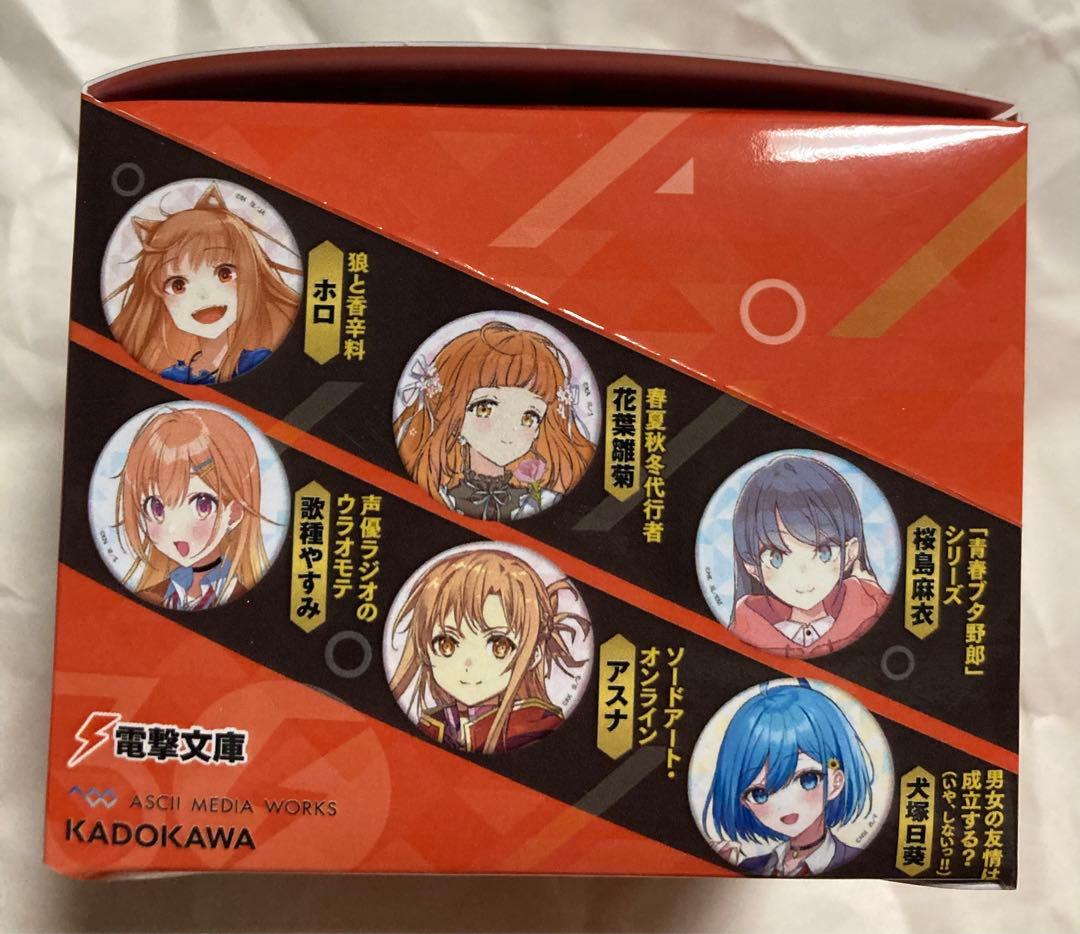 電撃文庫　缶バッジ