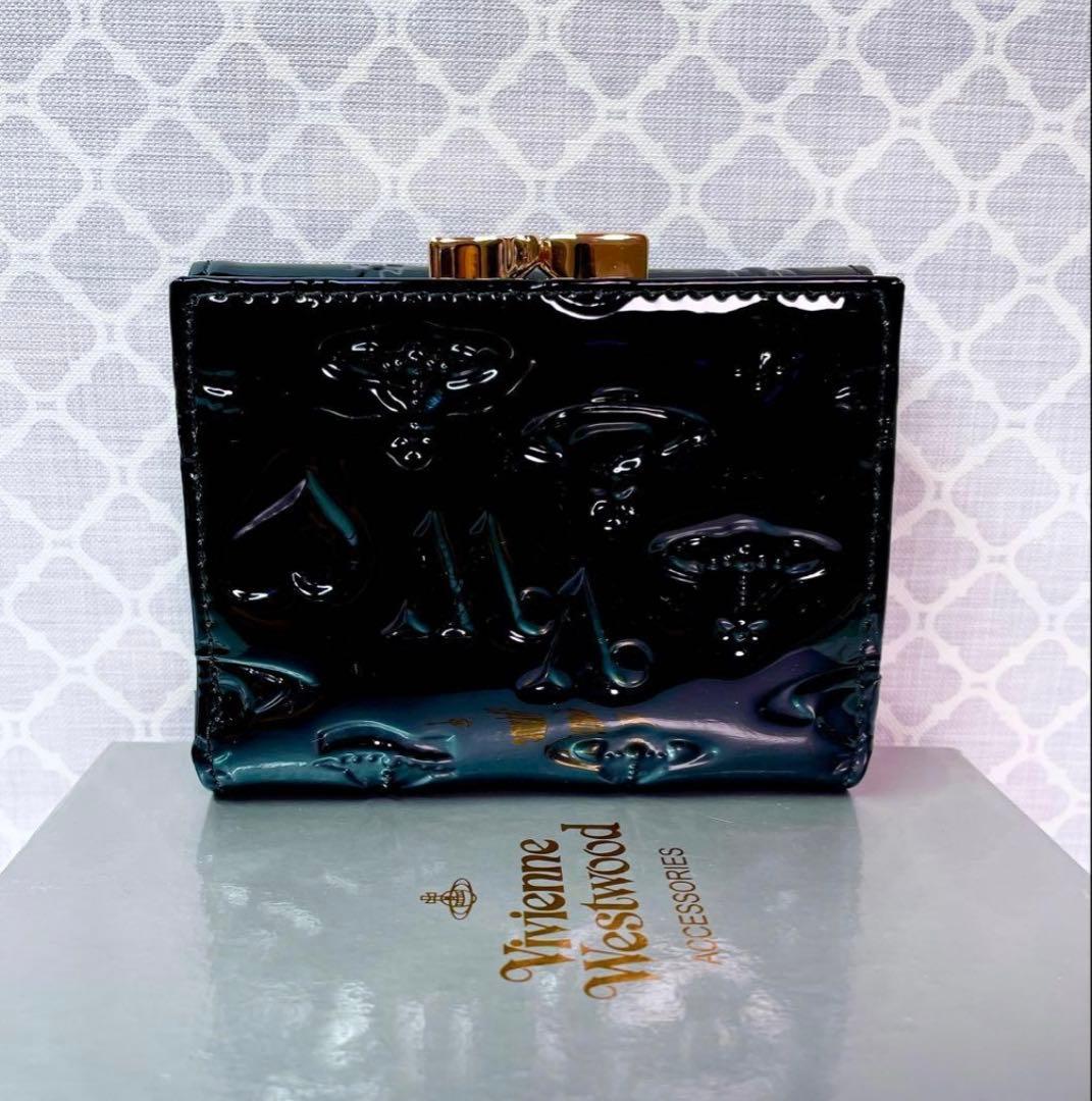【大人気♡ショッパー付】新品 Vivienne Westwoodエナメルブラック