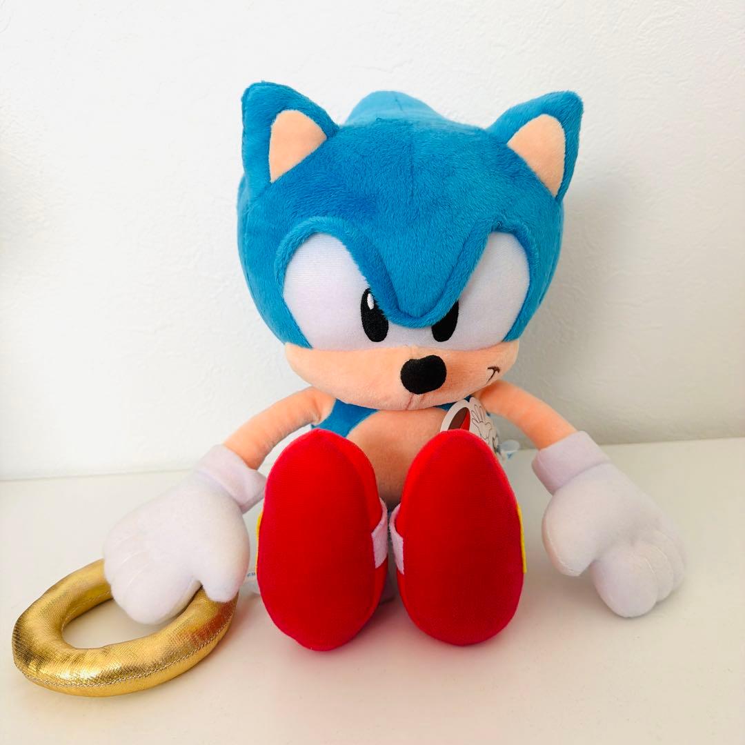 ソニック・ザ・ヘッジホッグ　おでかけ ぬいぐるみ クラシックソニック ソニック
