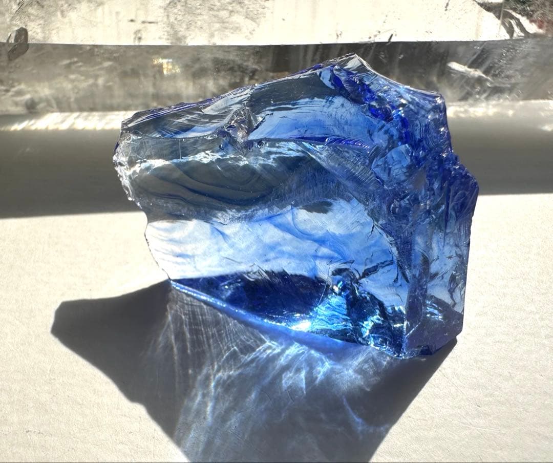 貴重シエラネバダ山脈アンダラクリスタル原石　ブルー　レムリアヒーリング瞑想　覚醒