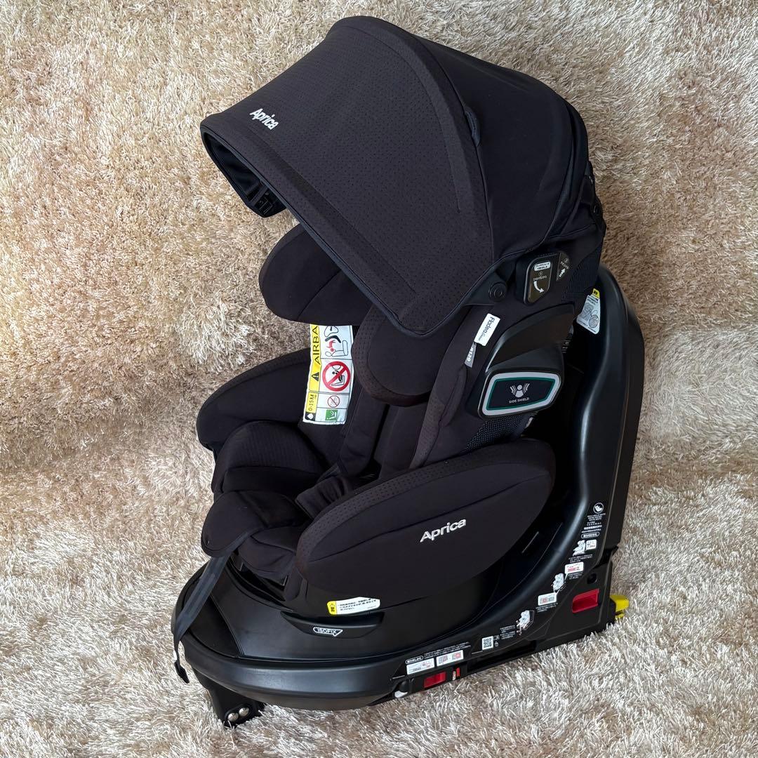 Aprica フラディアグロウ セーフティプラス ブラック ISOFIX 美品