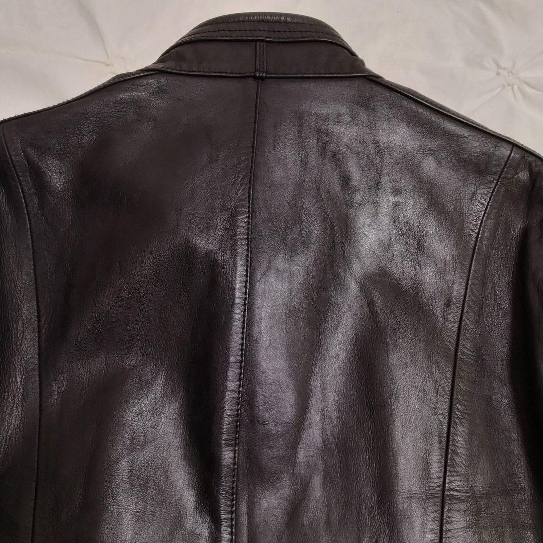 【ビックサイズ XL 本革】ニコルクラブ レザー ライダースジャケット シングル