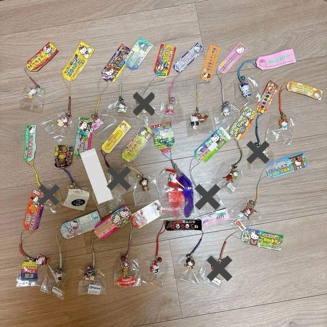 サンリオ　ハローキティ　ご当地キティ 根付けストラップ　21点セット　レア　希少