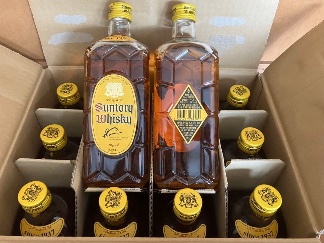 杉*一様 サントリー角瓶 700ml 12本入り　1ケース