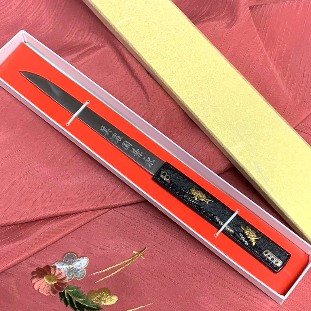 【新品・未使用】虎 装飾刀 専用箱付き