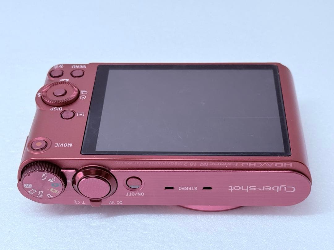 SONY DSC-WX300 レッド 動作確認済 綺麗 エモい撮影 コンデジ