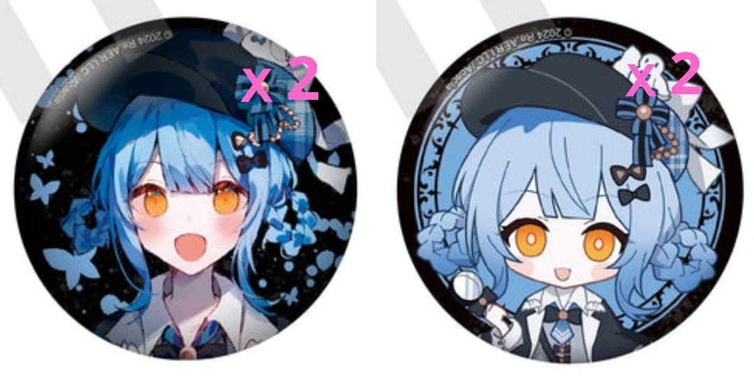 魔法少女ノ魔女裁判 アニメバコ 橘シェリー 缶バッジセット