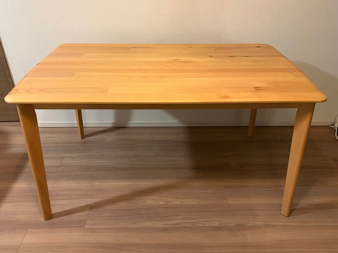 ニトリ　木製ダイニングテーブルセット　引取限定