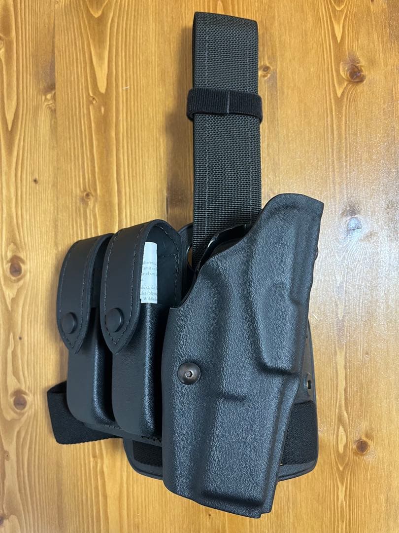 サファリランド 6004 グロック 17 22 レッグホルスター マグポーチ付